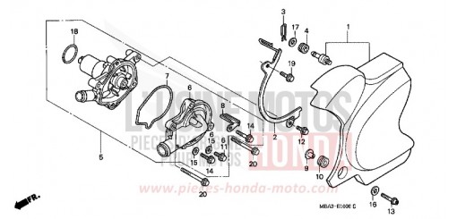 POMPE A EAU VT750C2V de 1997